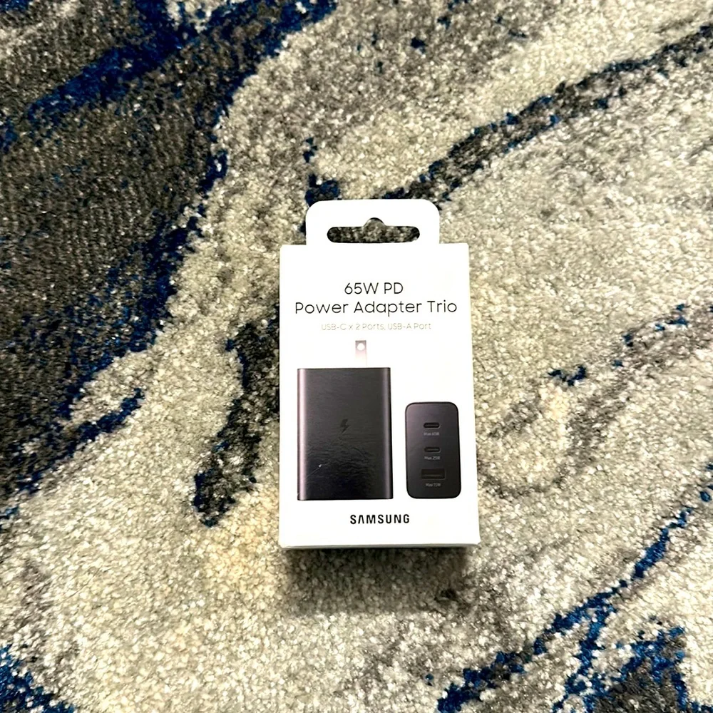 Samsung 65w power adapter trio